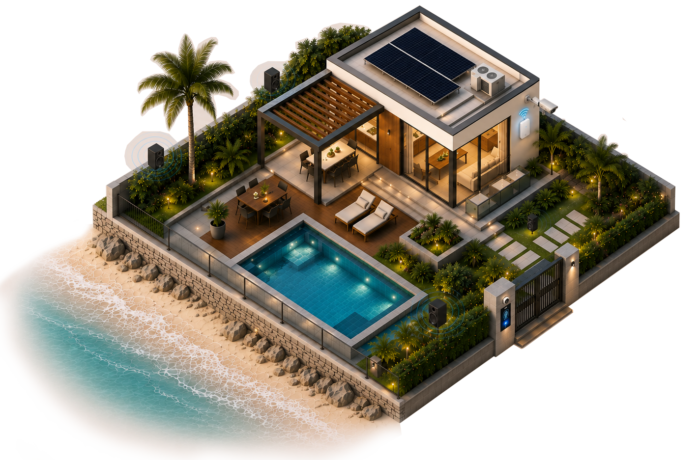 Smart Home Isométrica