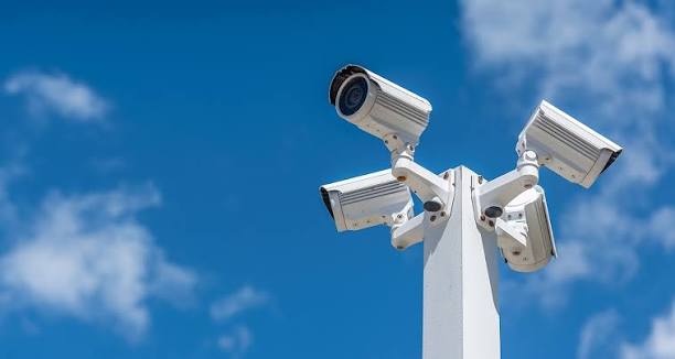 Imagem de câmeras de vigilância